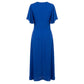Trussardi Jeans Blue Polyester Women Dress