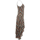 Trussardi Jeans Brown Viscose Women Dress