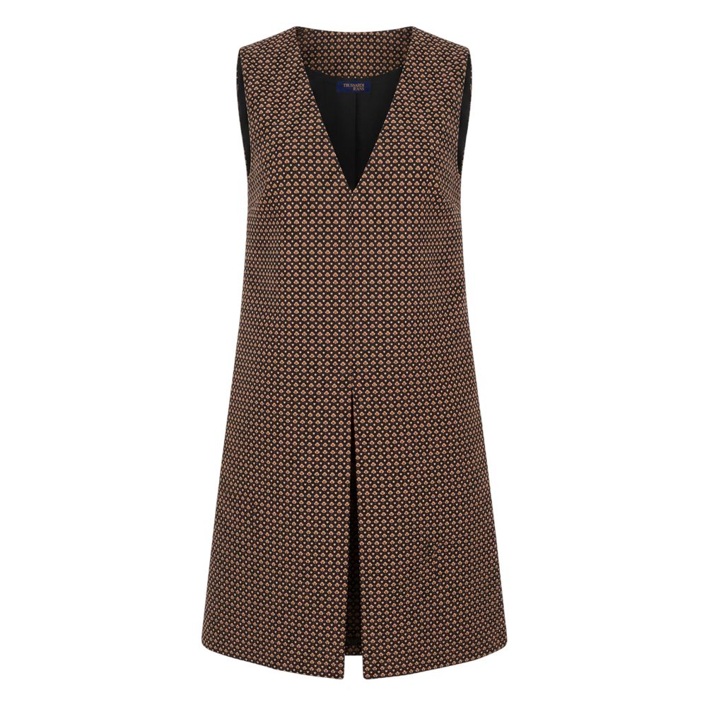 Trussardi Jeans Beige Polyester Women Dress