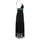 Trussardi Jeans Black Cotton Women Dress
