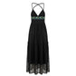 Trussardi Jeans Black Cotton Women Dress