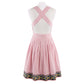 Trussardi Jeans Pink Cotton Women Dress