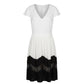 Trussardi Jeans White Polyester Women Dress