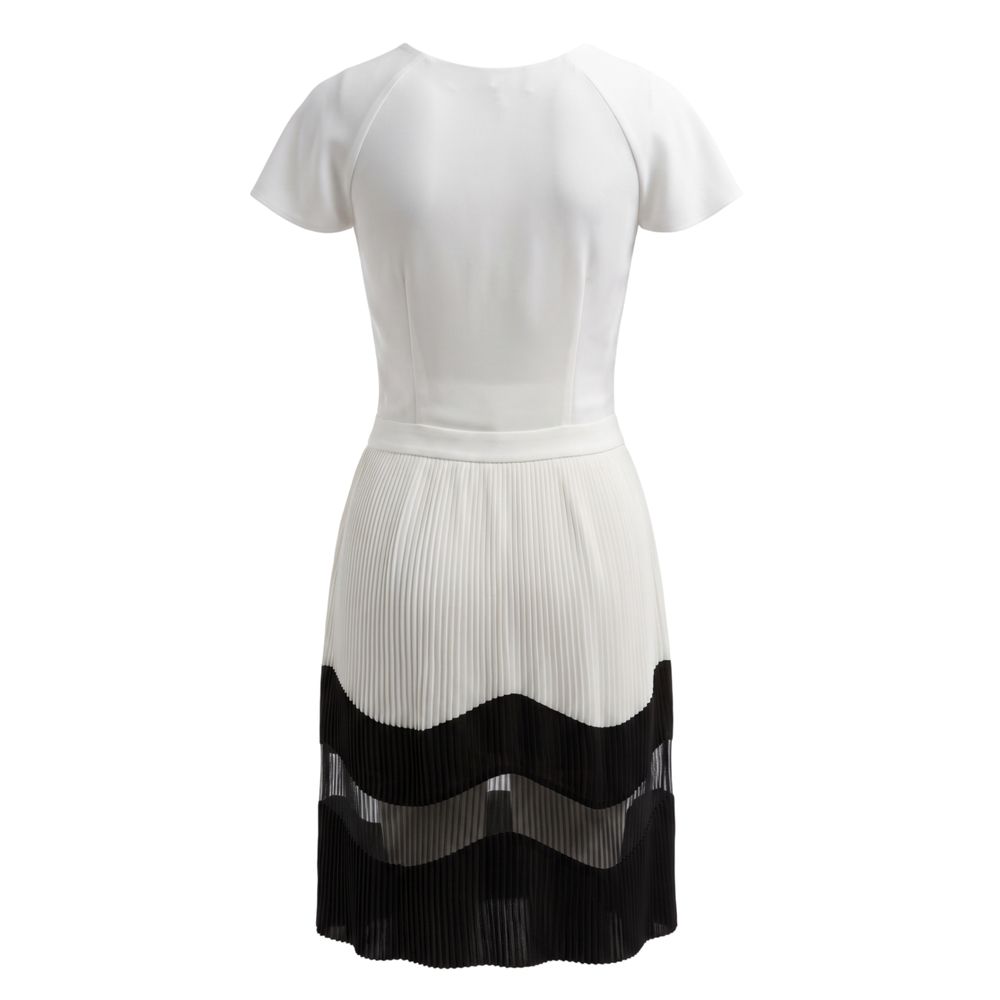 Trussardi Jeans White Polyester Women Dress