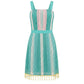 Trussardi Jeans Green Cotton Women Dress