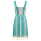 Trussardi Jeans Green Cotton Women Dress