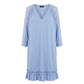 Trussardi Jeans Blue Polyester Women Dress