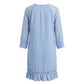Trussardi Jeans Blue Polyester Women Dress