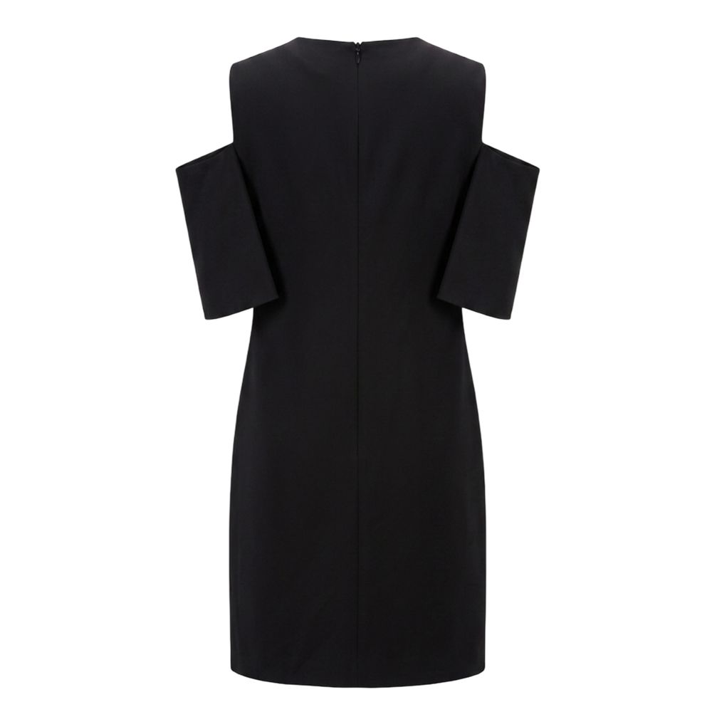 Trussardi Jeans Black Polyester Women Dress