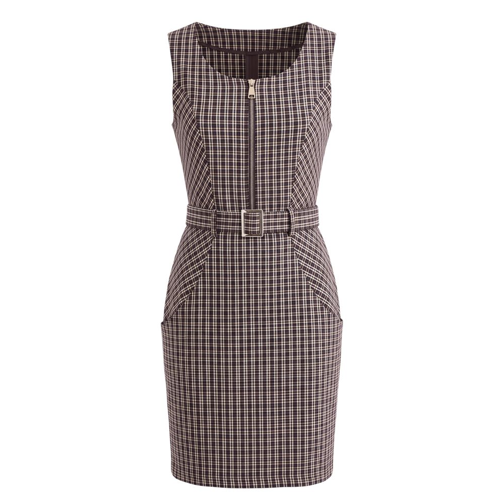 Trussardi Jeans Black Cotton Women Dress