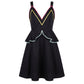 Trussardi Jeans Black Cotton Women's Dress