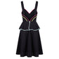 Trussardi Jeans Black Cotton Women's Dress
