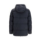 Stone Island Blue Goose Down Full-Length Jacket