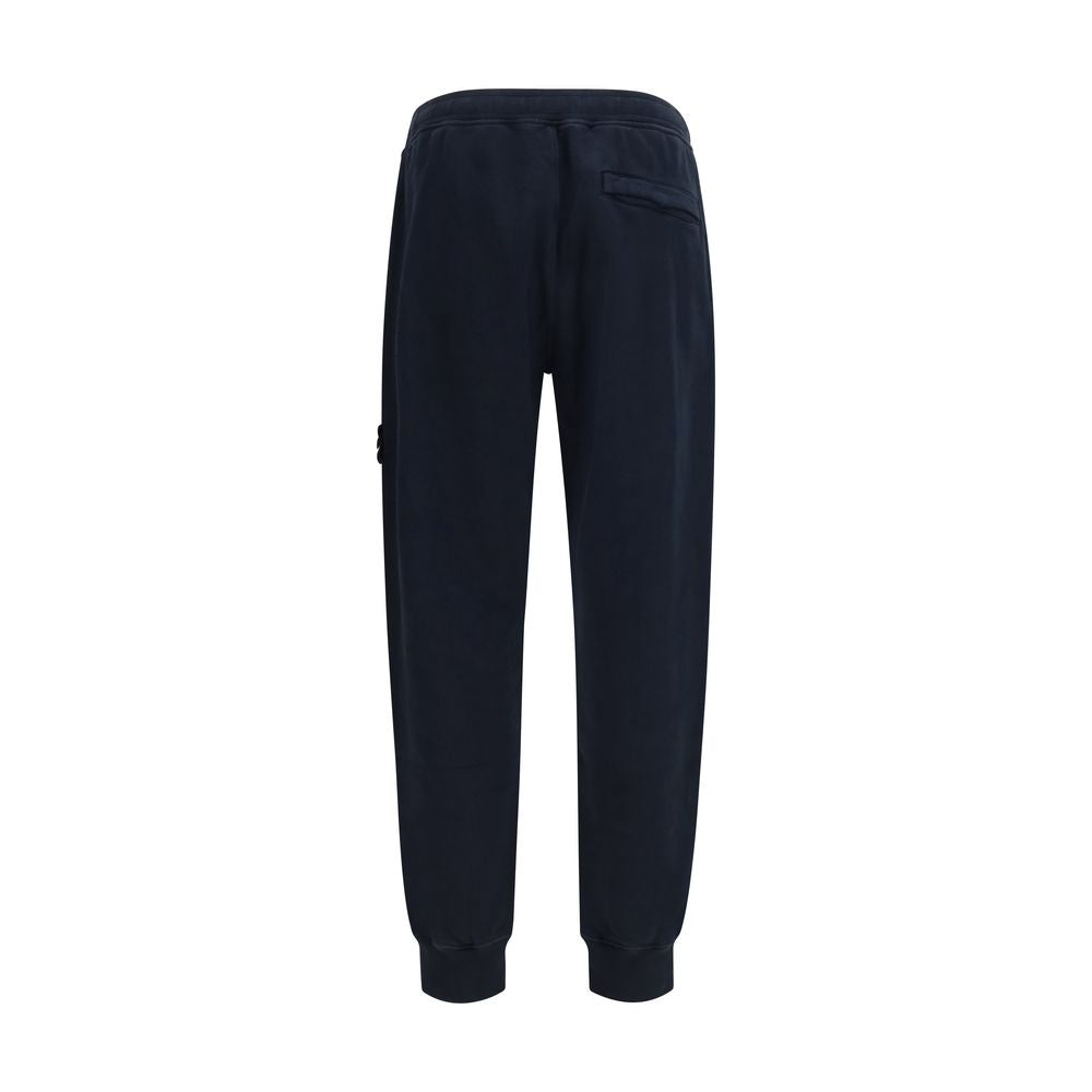 Stone Island Blue Cotton Joggers (Workout Pants)