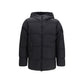 Stone Island Black Goose Down Full-Length Jacket