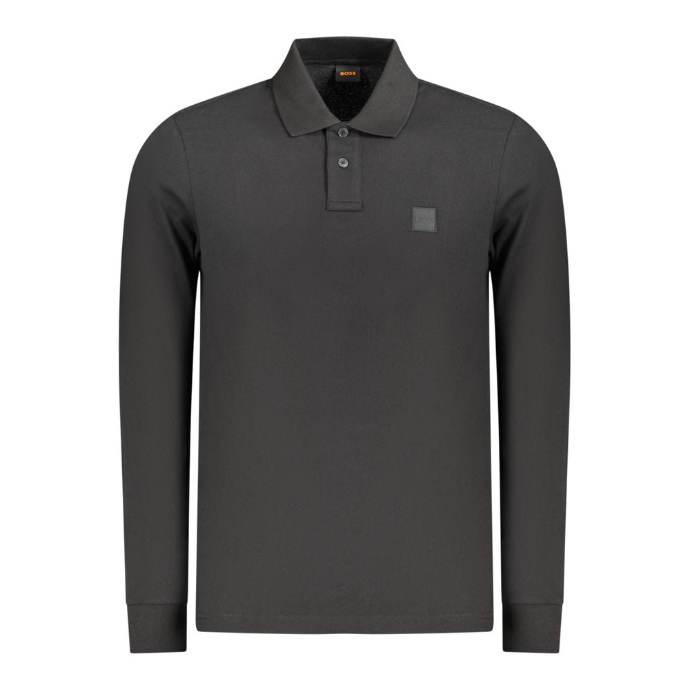 Hugo Boss Black Cotton Men's Polo Shirt