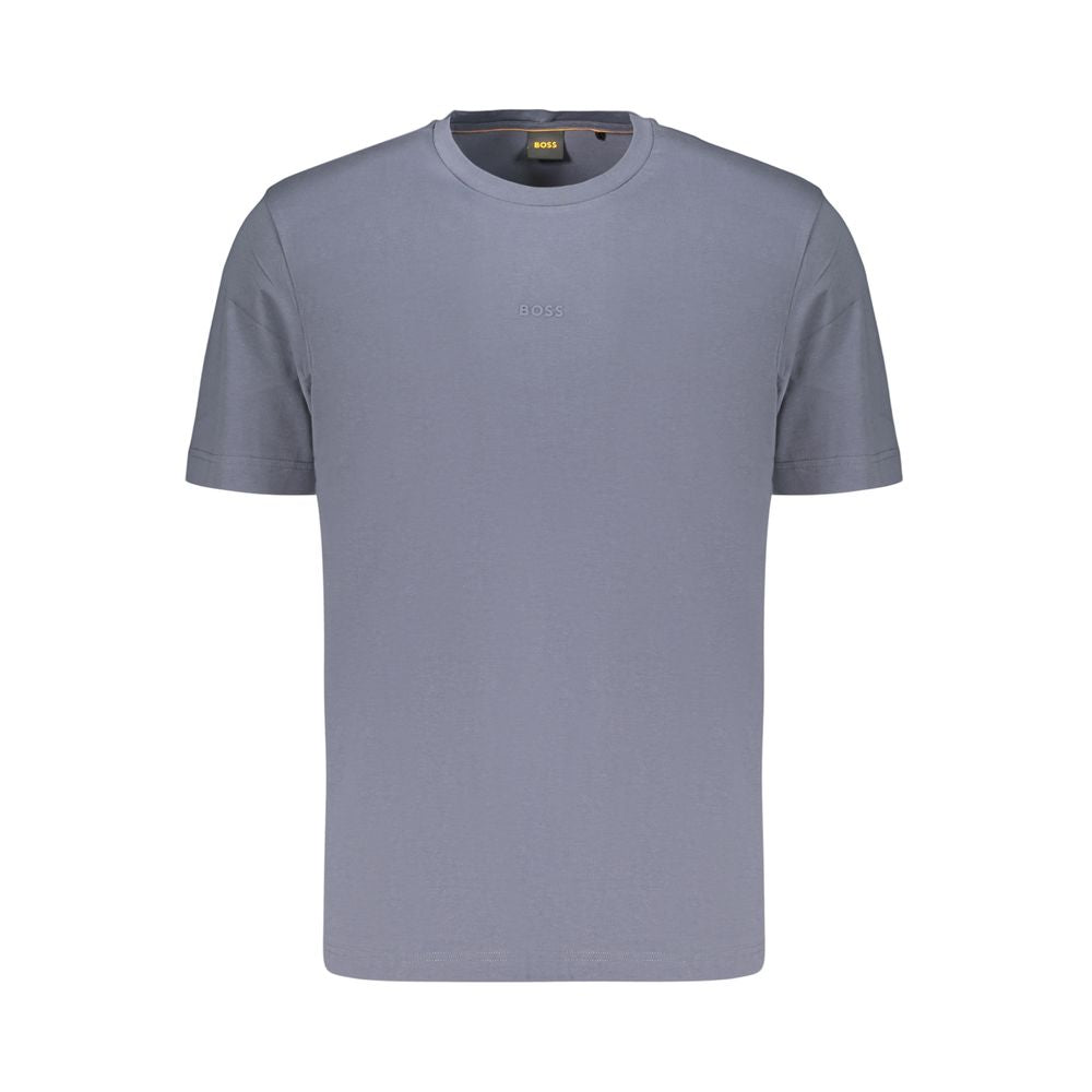 Hugo Boss Blu Cotton Uomo T-Shirt