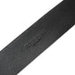 Dolce & Gabbana Black Leather Brushed Metal Buckle Men Belt