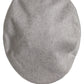 Dolce & Gabbana Men Light Grey Cashmere Newsboy Cabbie Cap Hat