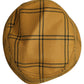Dolce & Gabbana Men Dark Yellow Check Wide Brim Bucket Cap Hat