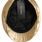 Dolce & Gabbana Men Gold Wide Quilted Newsboy Capello Hat