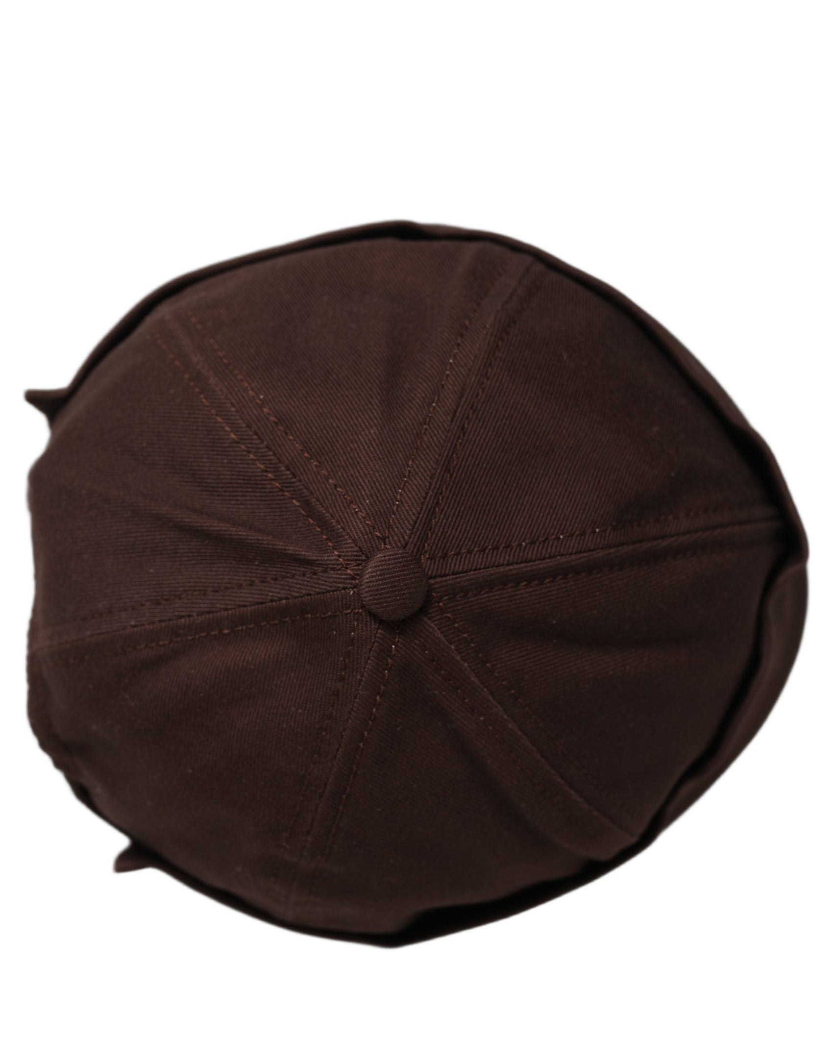 Dolce & Gabbana Men Brown Cotton Docker Capello Brimless Hat