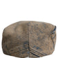 Dolce & Gabbana Brown Cotton Denim Newsboy Capello Cabbie Hat
