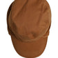 Dolce & Gabbana Men Brown Cotton Double Brim Baseball Cap Hat