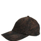 Dolce & Gabbana Men Brown Cotton Distressed Baseball Cap Hat