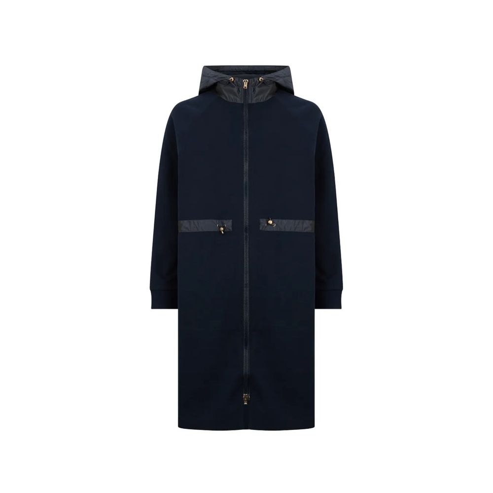 Herno Blue Cotton Coat