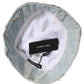 Dolce & Gabbana Men Blue Patchwork Cotton Denim Bucket Cap Hat