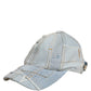 Dolce & Gabbana Men Blue Patchwork Cotton Denim Baseball Cap Hat