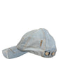 Dolce & Gabbana Men Blue Patchwork Cotton Denim Baseball Cap Hat