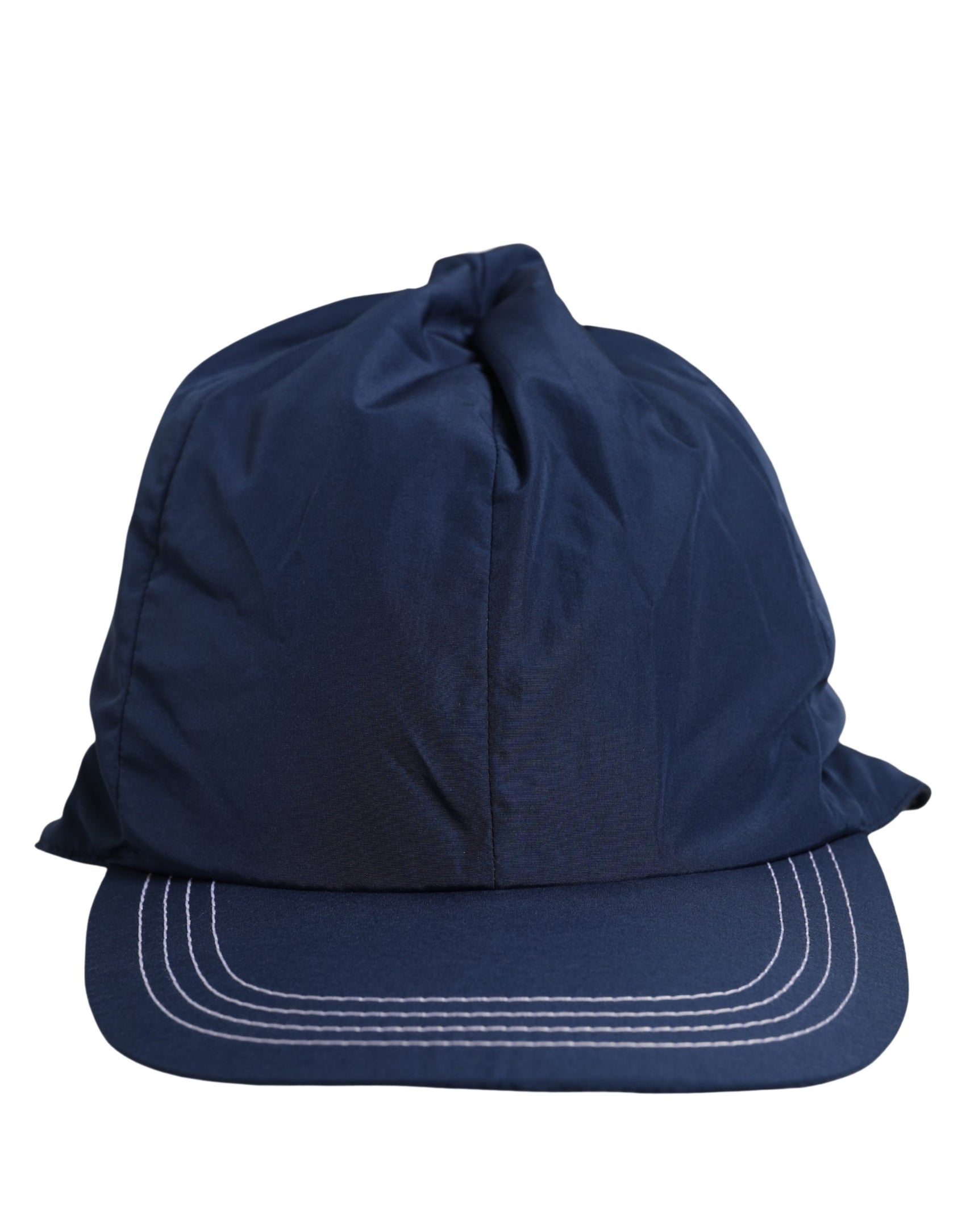 Dolce & Gabbana Men Navy Blue Polyester Baseball Capello Hat