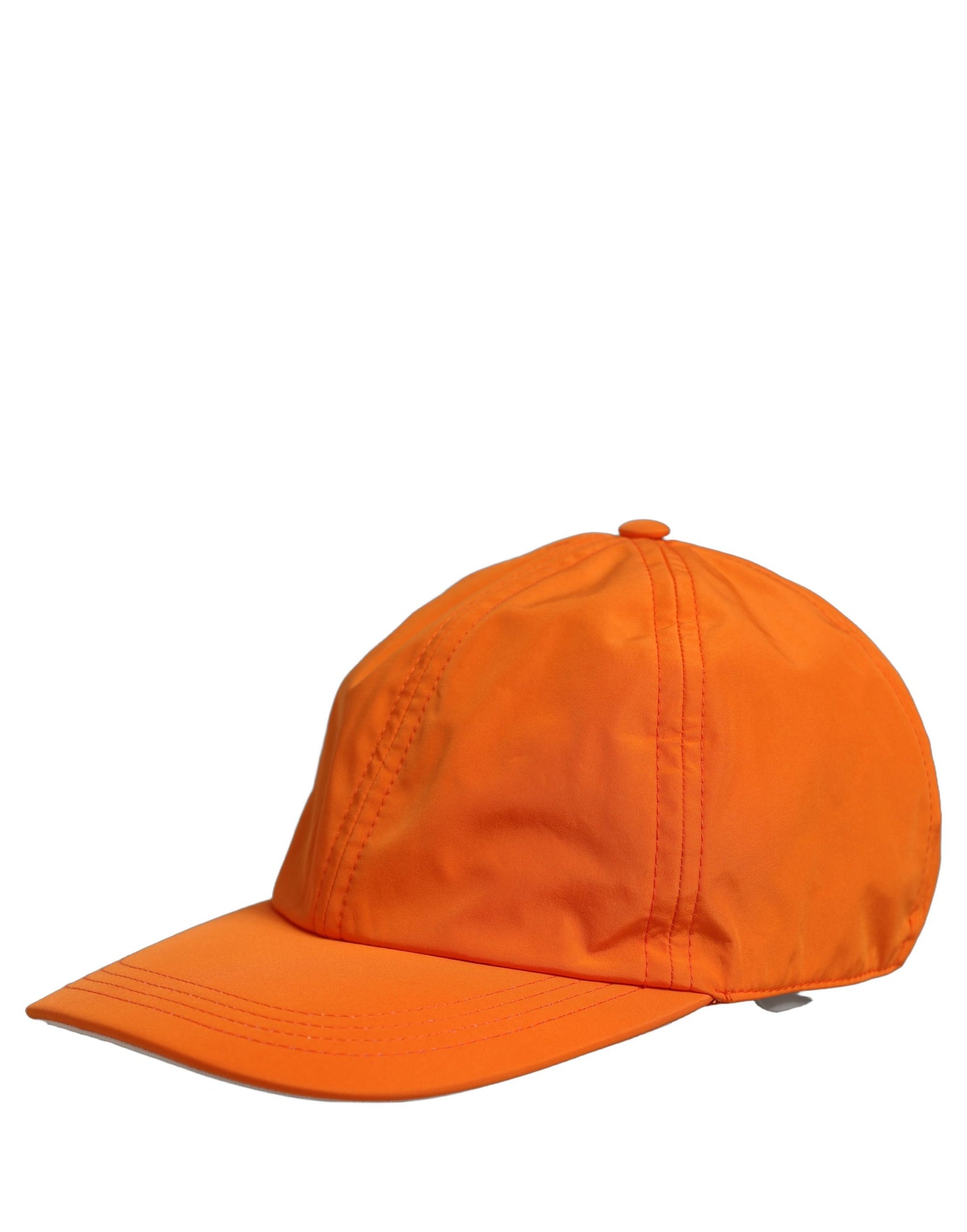 Dolce & Gabbana Men Orange Polyester Baseball Cap 6 Panels Hat