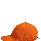 Dolce & Gabbana Men Orange Polyester Baseball Cap 6 Panels Hat
