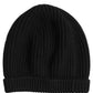 Dolce & Gabbana Men Black Wool Knitted Winter Beanie Capello One Hat