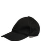 Dolce & Gabbana Men Black Cotton Baseball Capello 6 Panels Hat