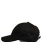 Dolce & Gabbana Men Black Cotton Baseball Capello 6 Panels Hat
