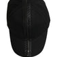Dolce & Gabbana Men Black Cotton Baseball Cap 6 Panels Hat