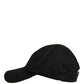 Dolce & Gabbana Men Black Cotton Baseball Cap 6 Panels Hat