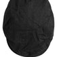 Dolce & Gabbana Men Black Cotton Flat Cloth Newsboy Cap Hat