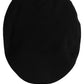 Dolce & Gabbana Men Black Wool Blend Flat Cloth Newsboy Cap Hat