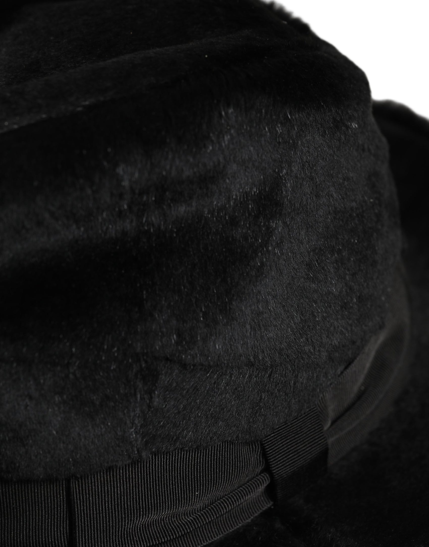 Dolce & Gabbana Men Black Classic Wide Brim Fedora Capello Hat