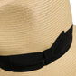 Dolce & Gabbana Men Beige Paper Straw Fedora Panama Capello Hat