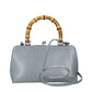 Jil Sander Gray Leather Handbag
