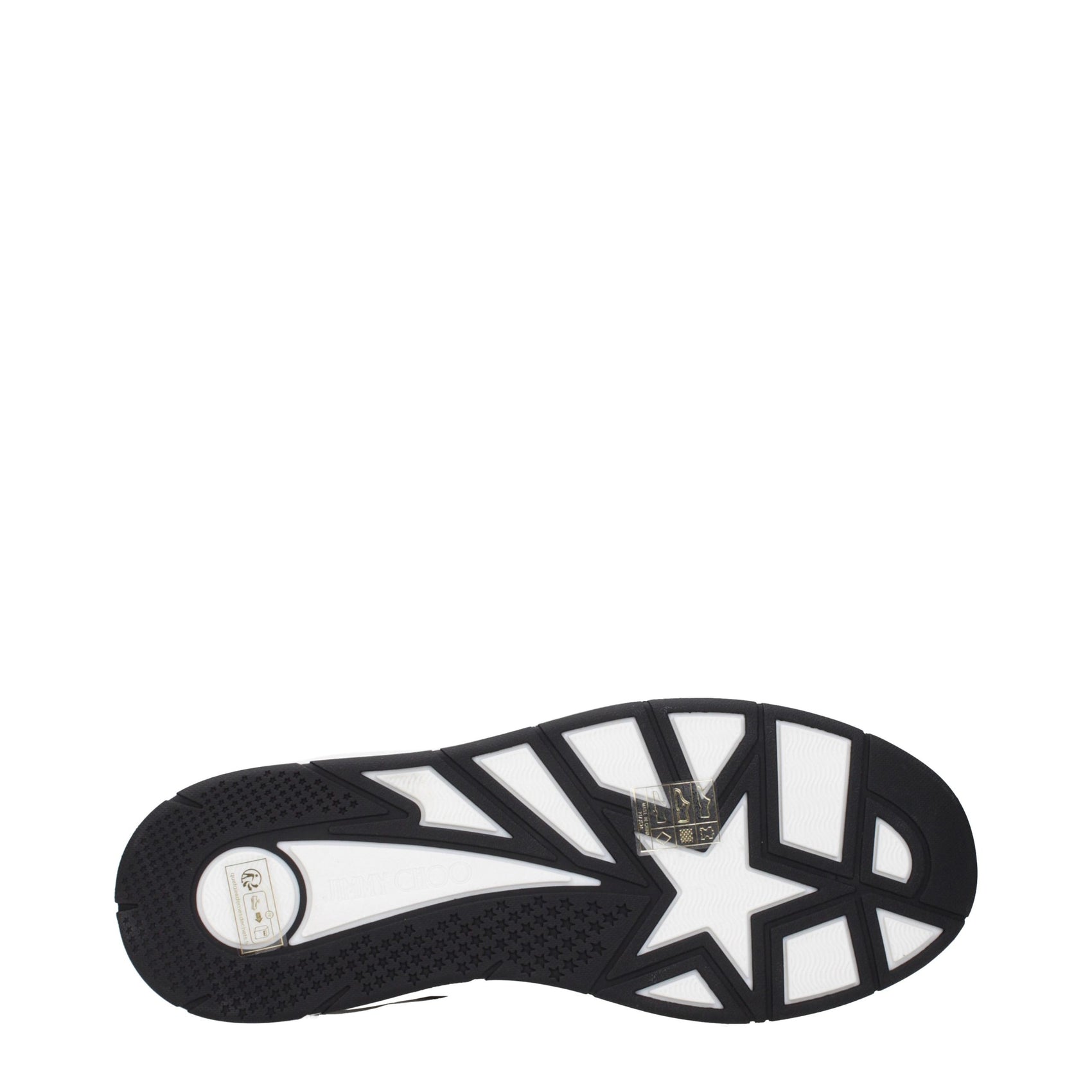 Jimmy Choo Black Leather Low Top Sneakers