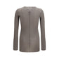 Rick Owens Brown Cotton Long Sleeve T-Shirt