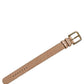Dolce & Gabbana Brown Embossed Leather Gold Buckle Belt Strap Bracelet