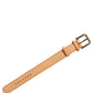 Dolce & Gabbana Beige Embossed Leather Gold Buckle Belt Strap Bracelet